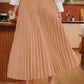 Cleo Pleated Skirt - Amber