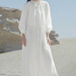 Arabelle Puffy Dress - White