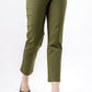 Basic Ankle Pants - Army Green