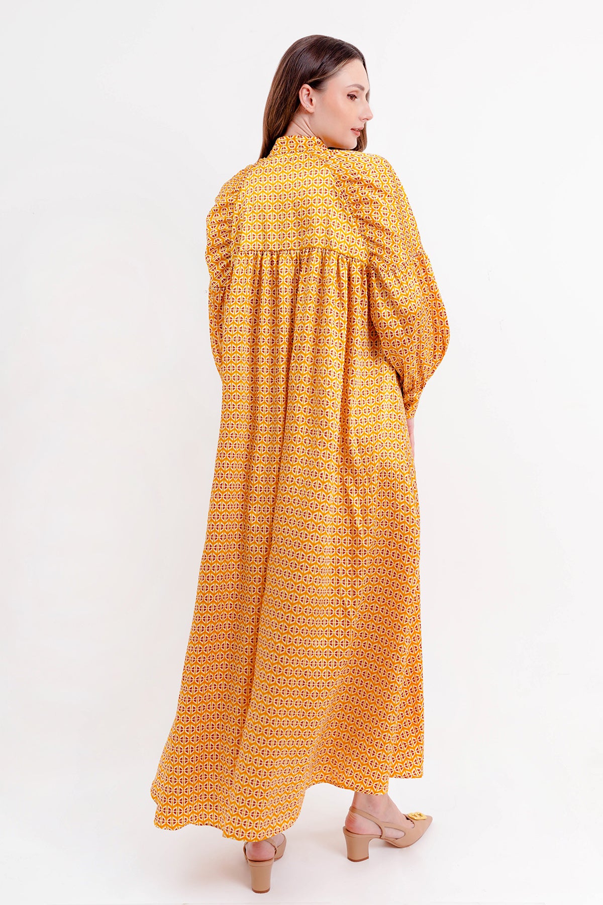 Giani Long Dress - Yellow