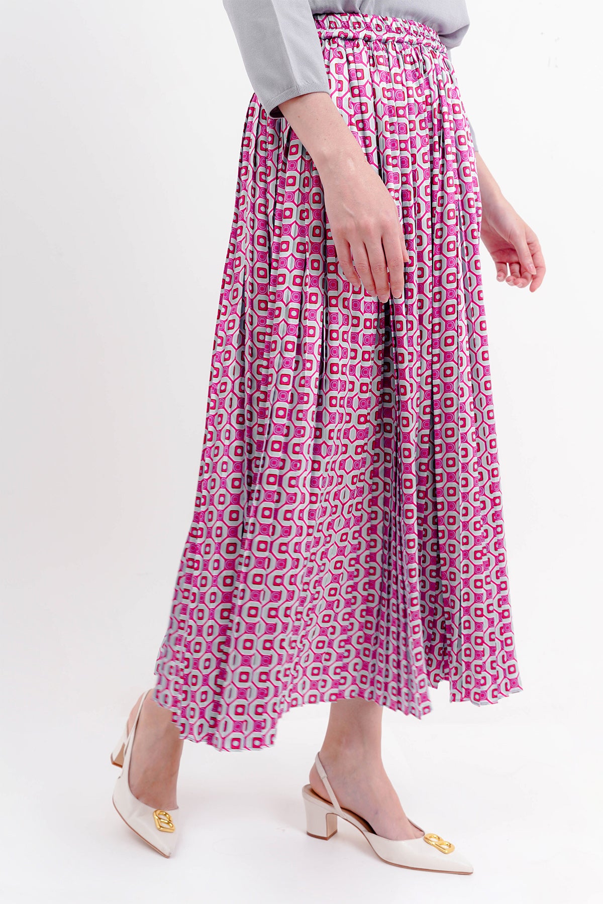 Giani Pleated Skirt - Purple