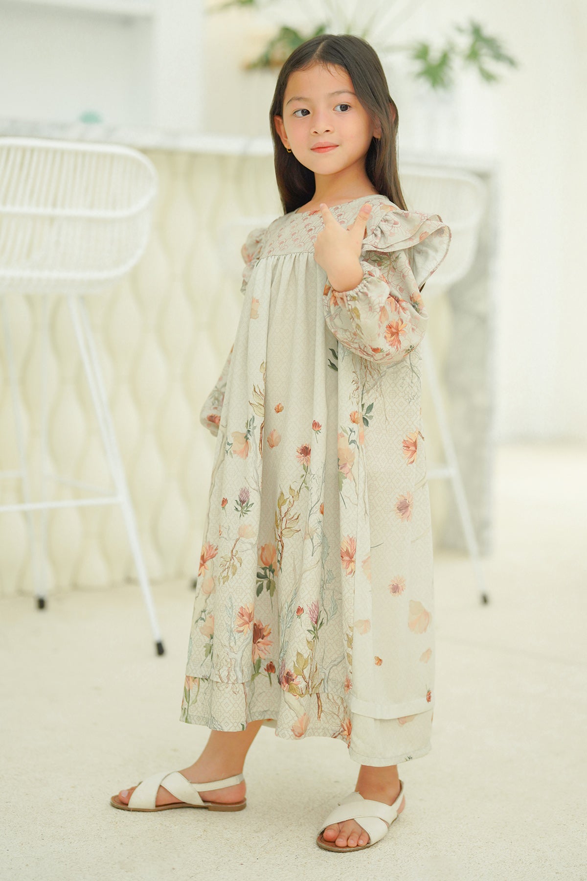 Ayuna Dress - Soft Amber