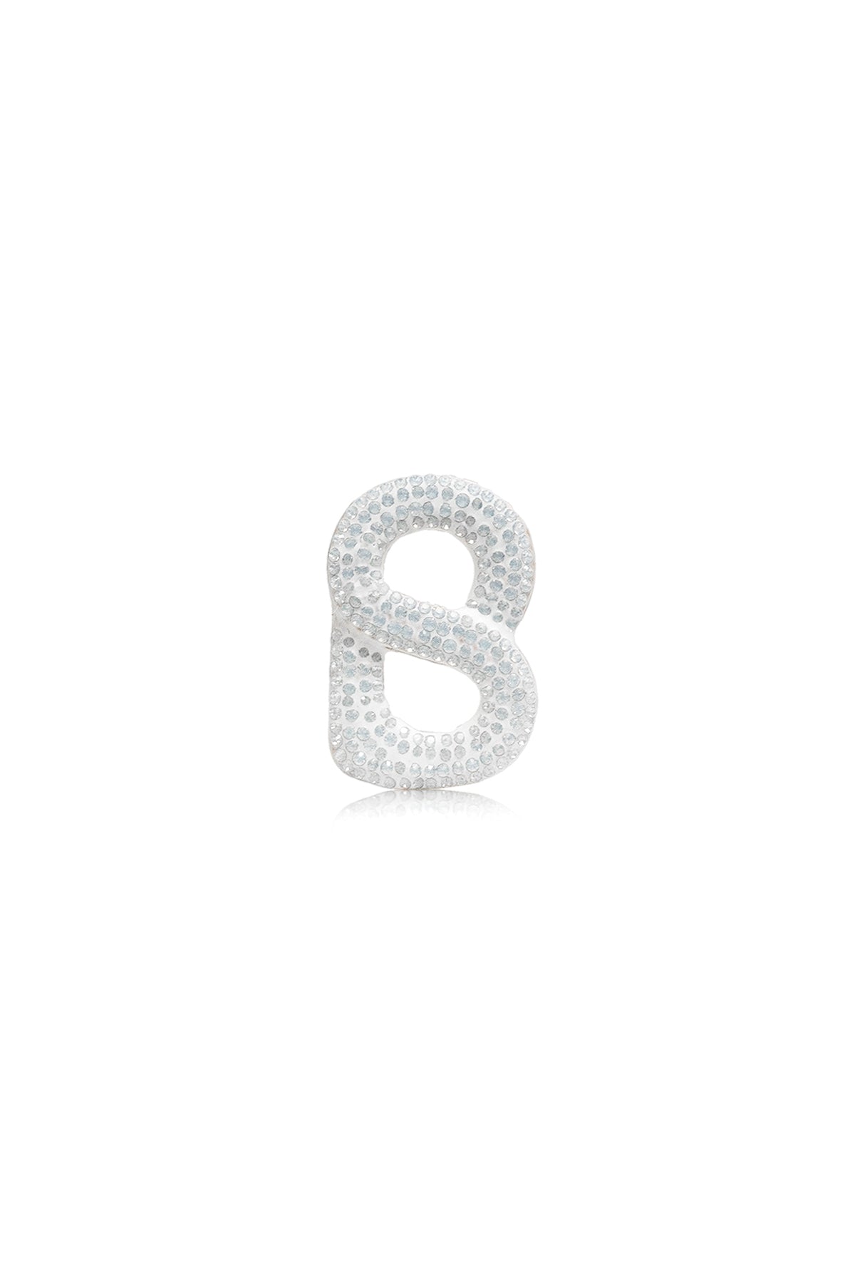 LUXE SIGNATURE BROOCH - WHITE