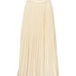 Cleo Pleated Skirt - Vanilla
