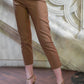 Basic Ankle Pants - Toffee