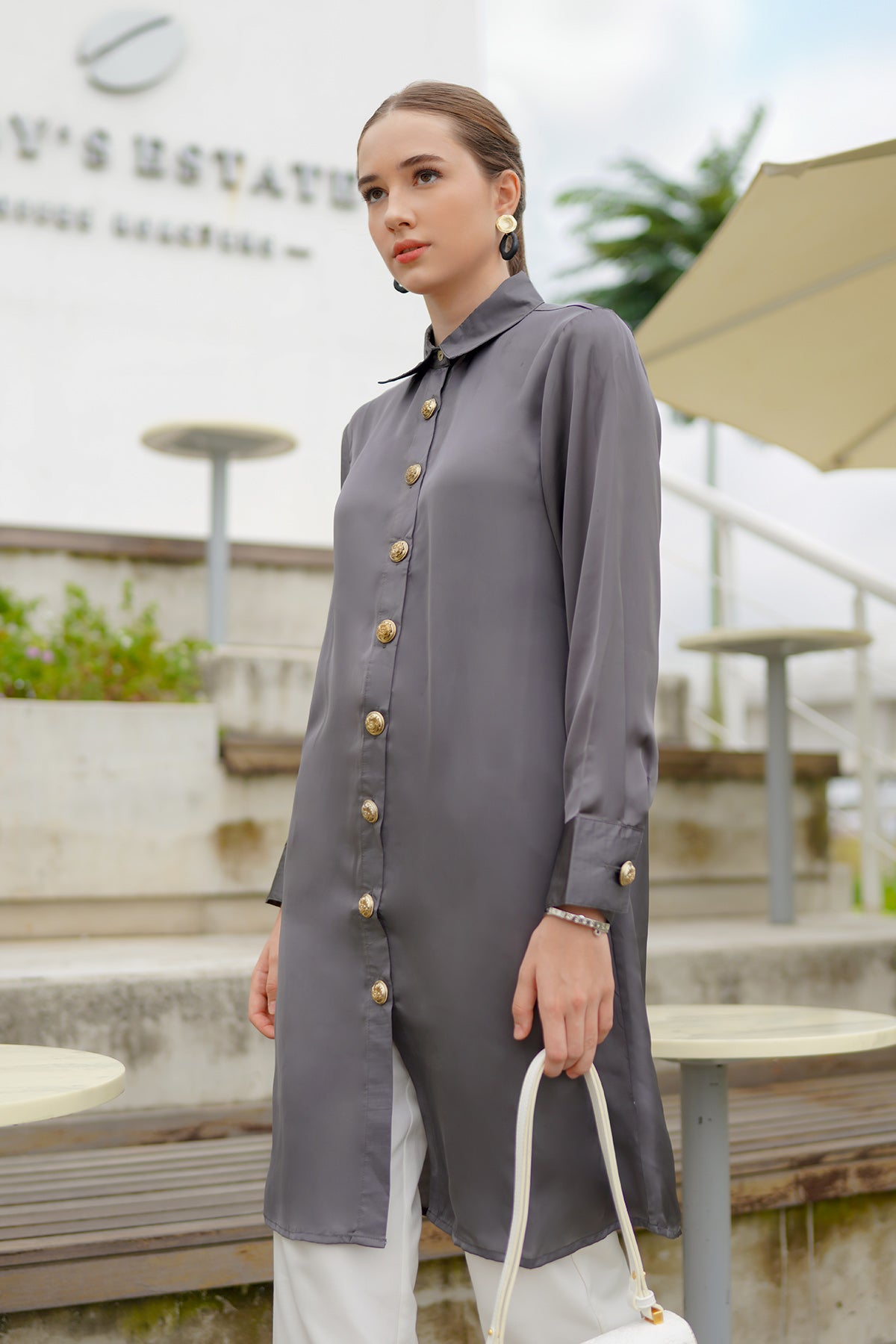 Alina Shirt - Grey