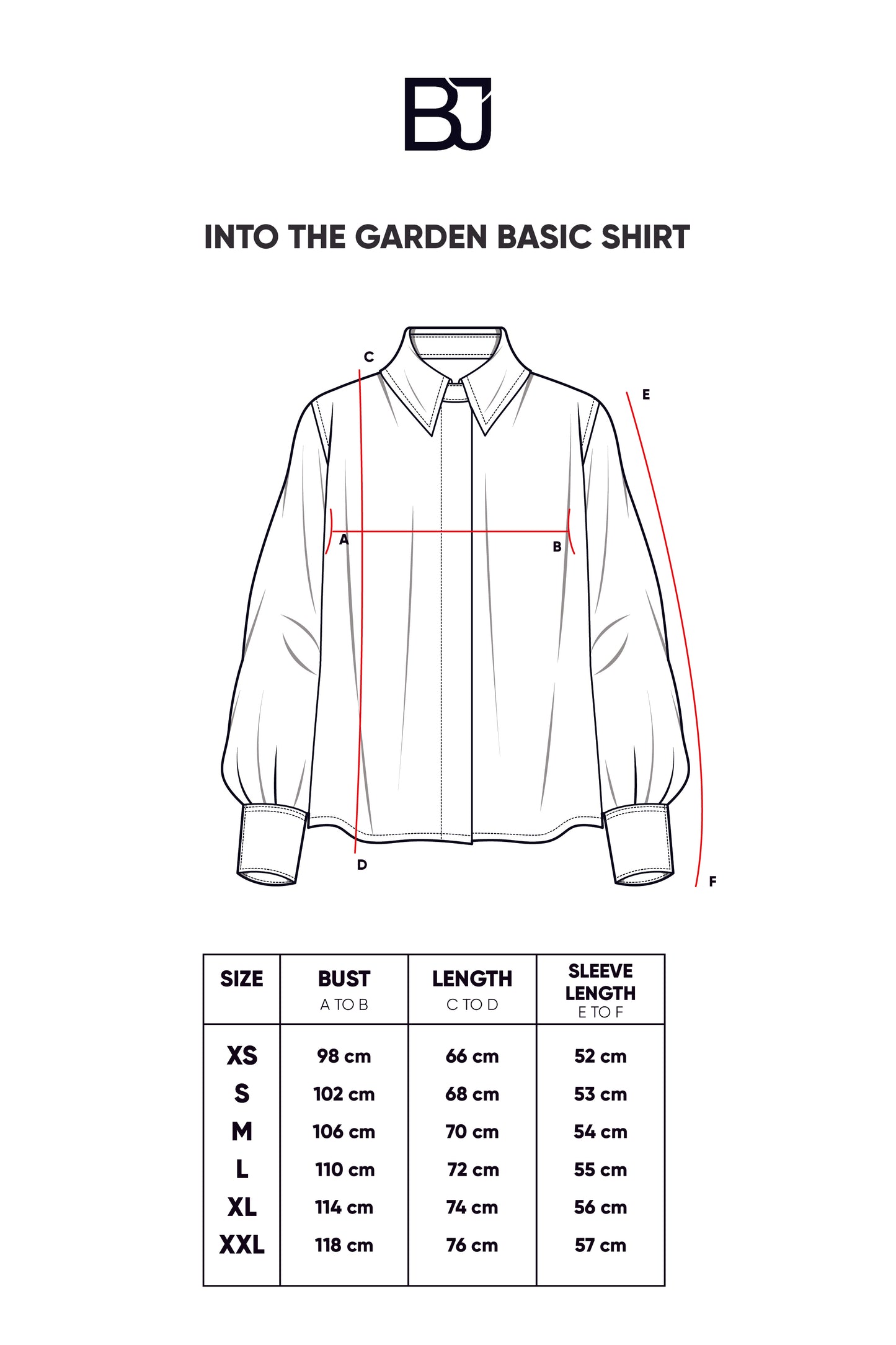 Into the Garden Basic Shirt - Black