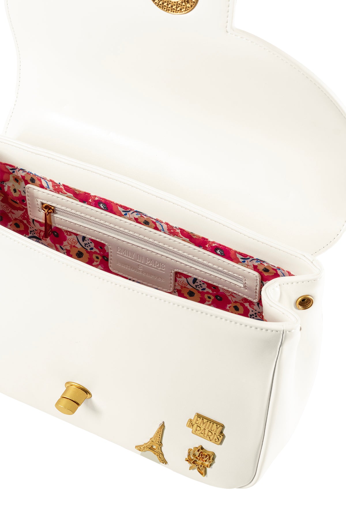 Emily Alma Flap Bag Medium - Le Rose – Buttonscarves