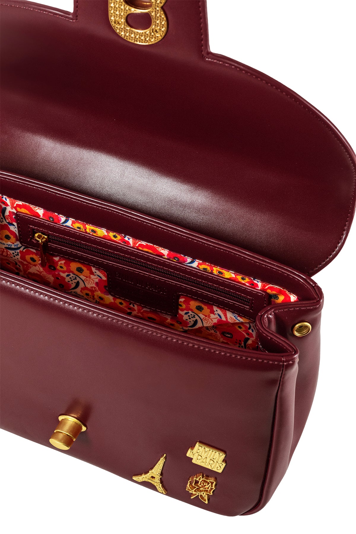 Emily Alma Flap Bag Medium - Le Rouge