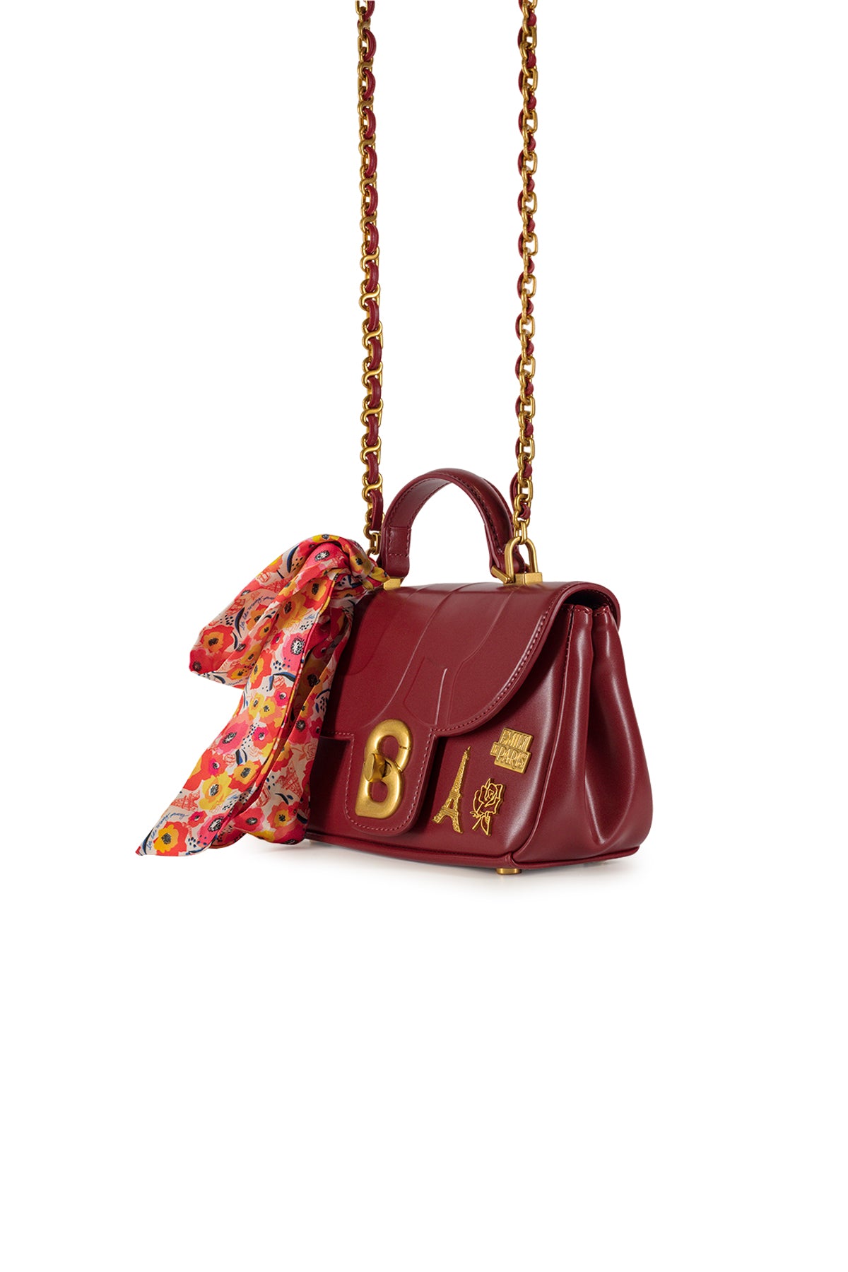Emily Alma Flap Bag Small - Le Rouge