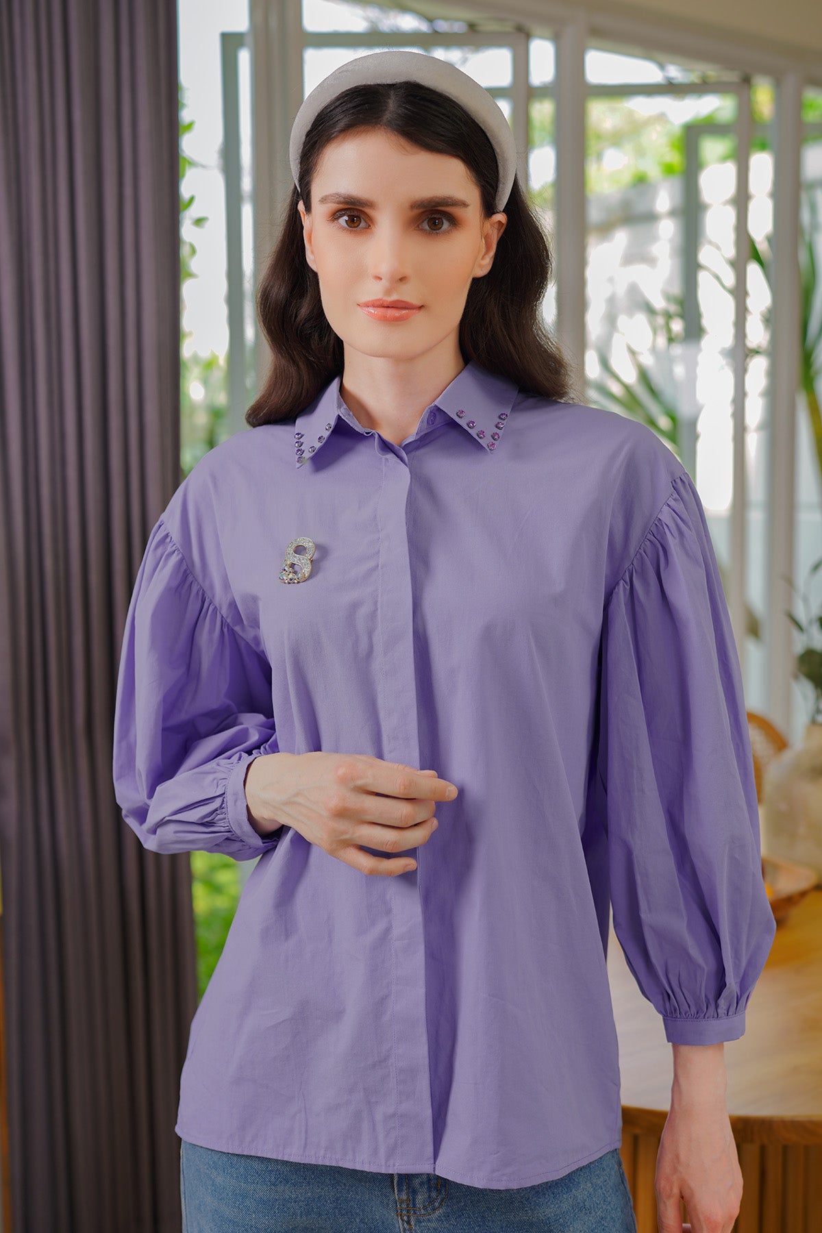 Kalina Shirt - Lavender