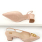 Kylie Mid Heel Shoes - Dusty