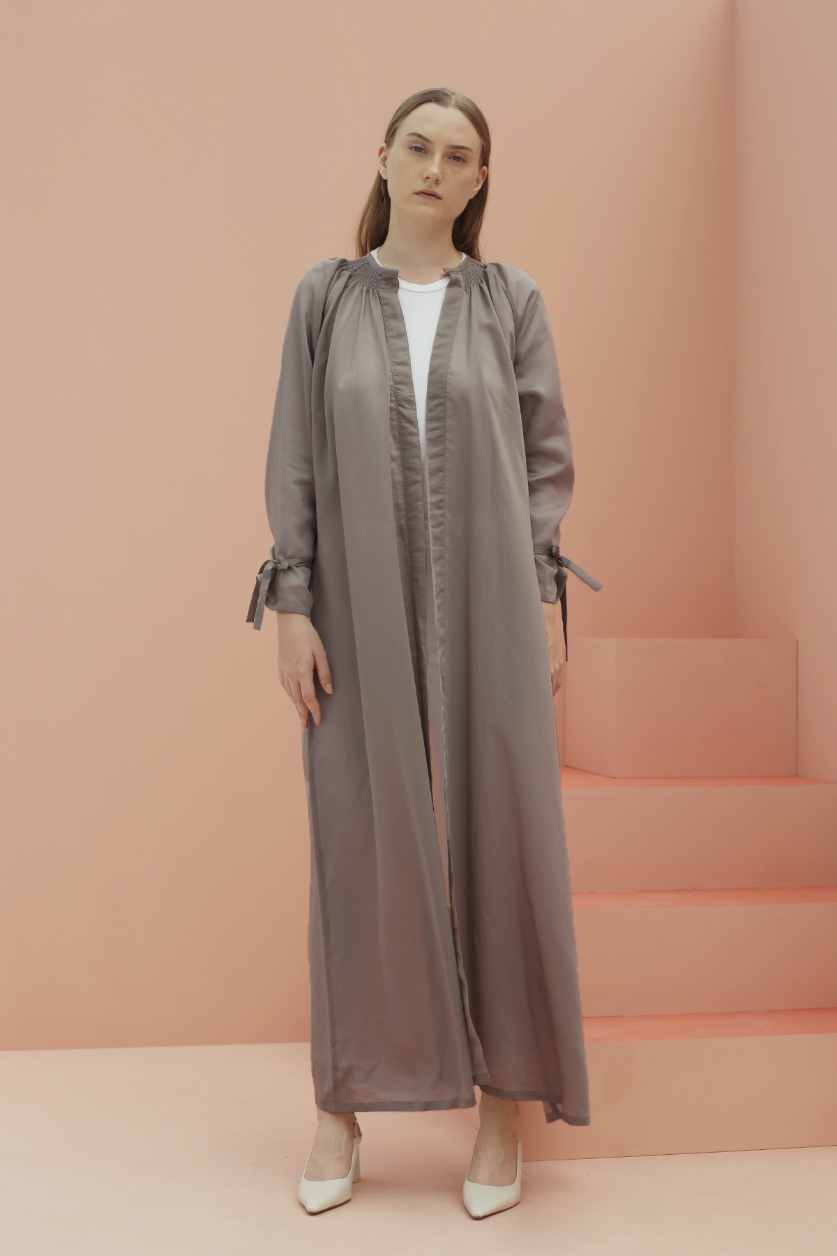 Grey Eizy Long Outer