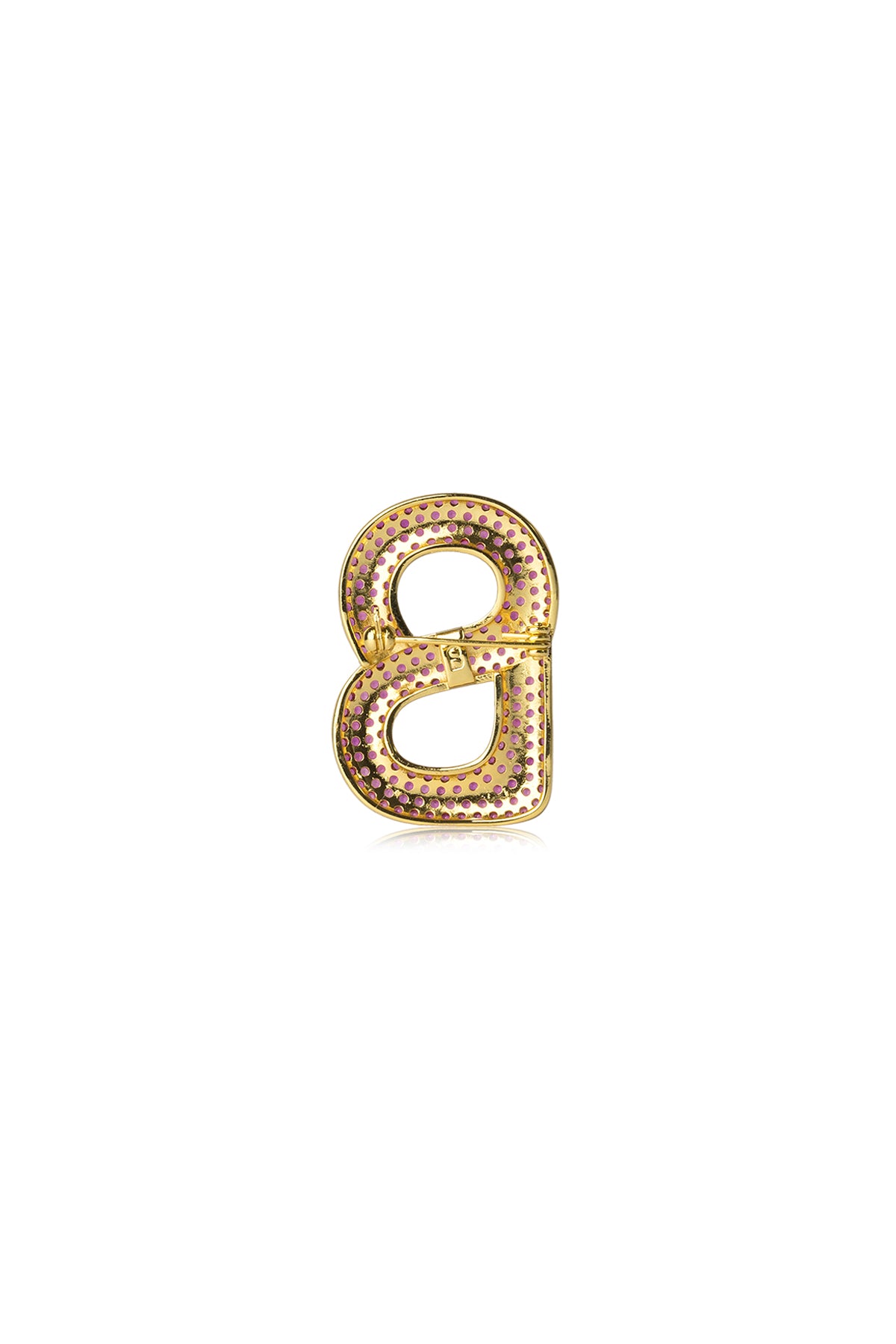 LUXE SIGNATURE BROOCH - RUBY
