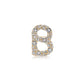 Luxe Signature Crystal Brooch - Gold