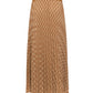 Monogram Pleated Skirt - Harvest Gold