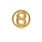 Round Signature Everyday Brooch - Matte Gold
