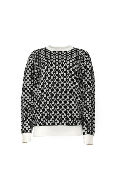 J.S.B J.S.B Monogram Logo Knit Sweat M Monogram Logo Knit Sweat M 