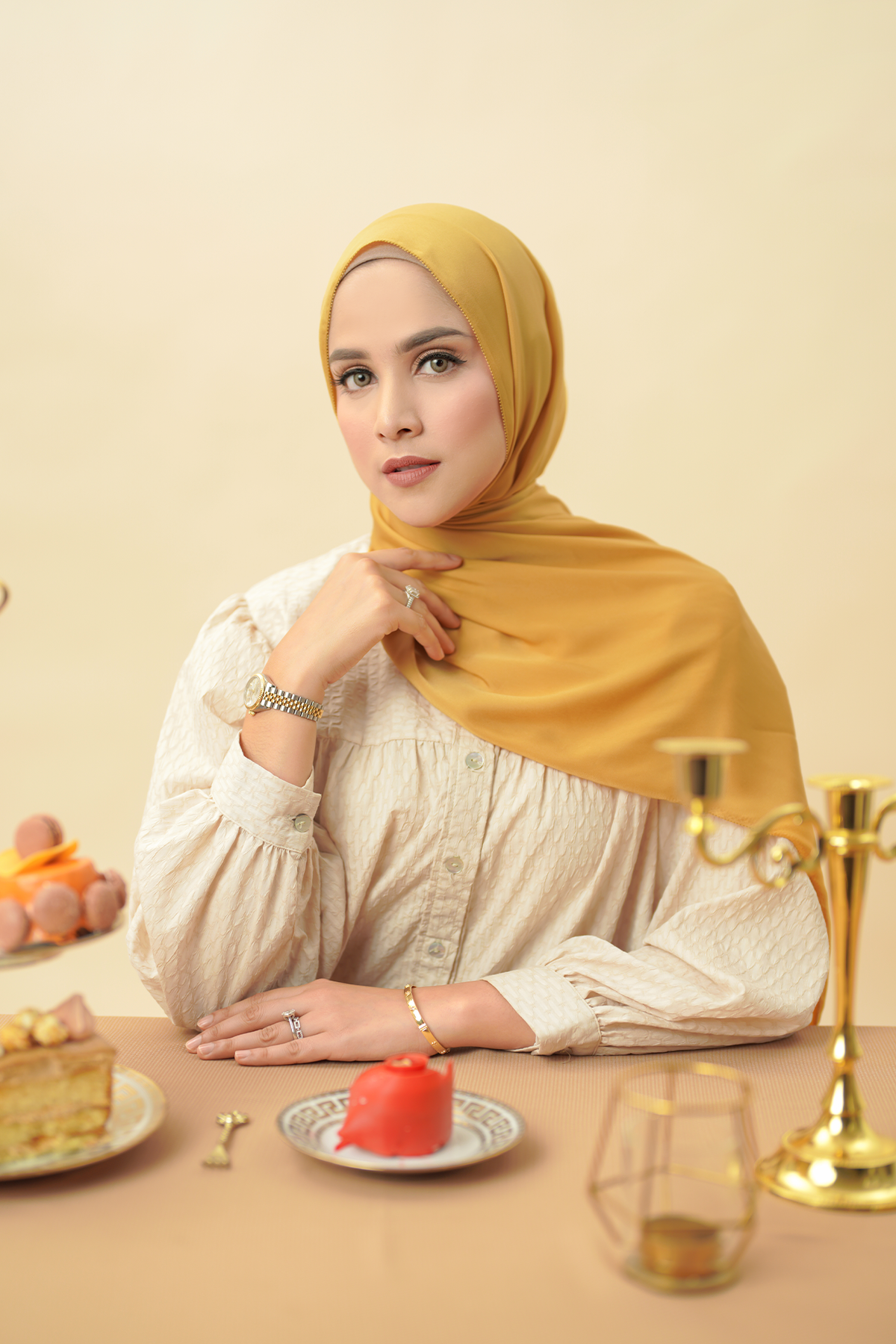 Zara Shawl - Golden Spice