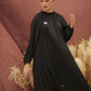 Pleats Maxi Dress - Black