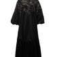 Khanum Ruffle Maxi Dress - Black