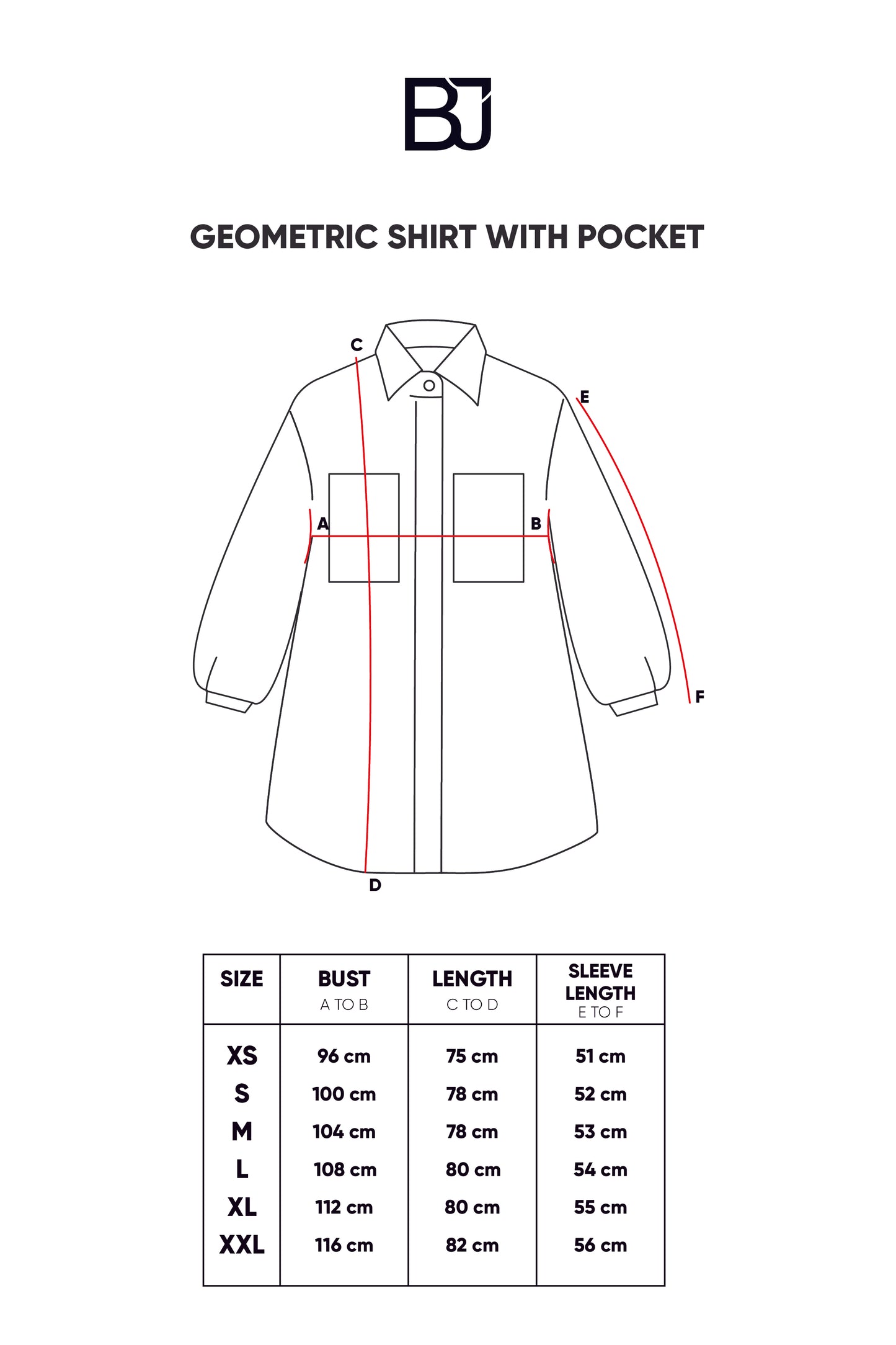 Geometric Shirt with Pocket - Maroon