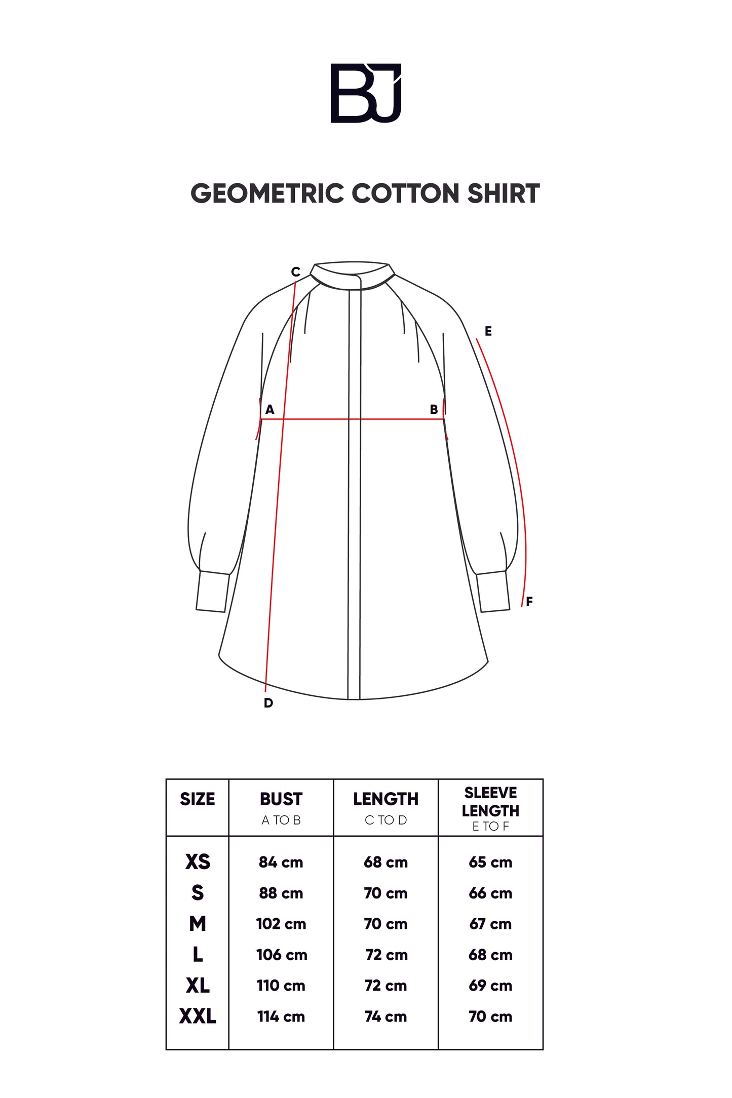 Geometric Cotton Shirt - Maroon