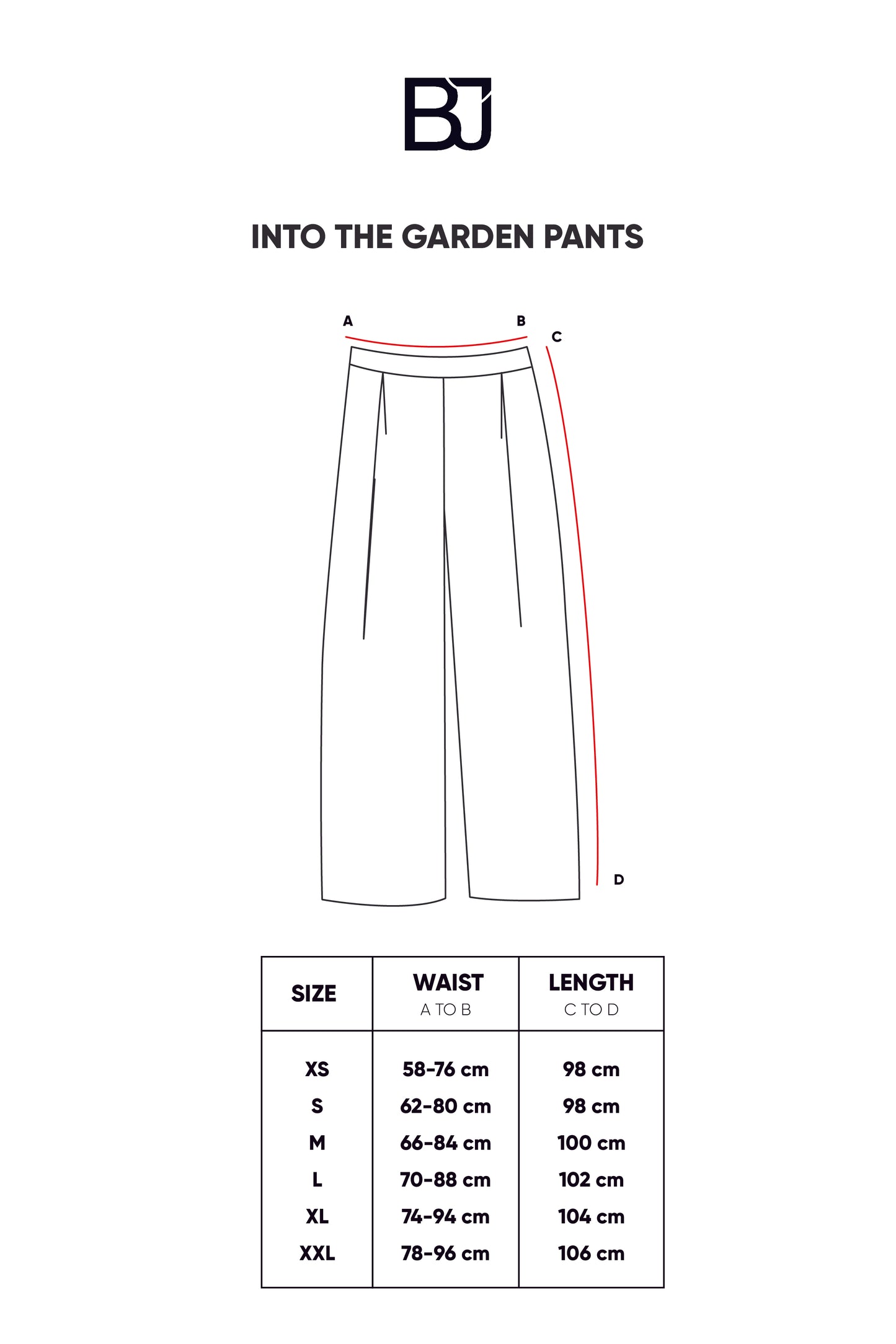 Into the Garden Pants - Black