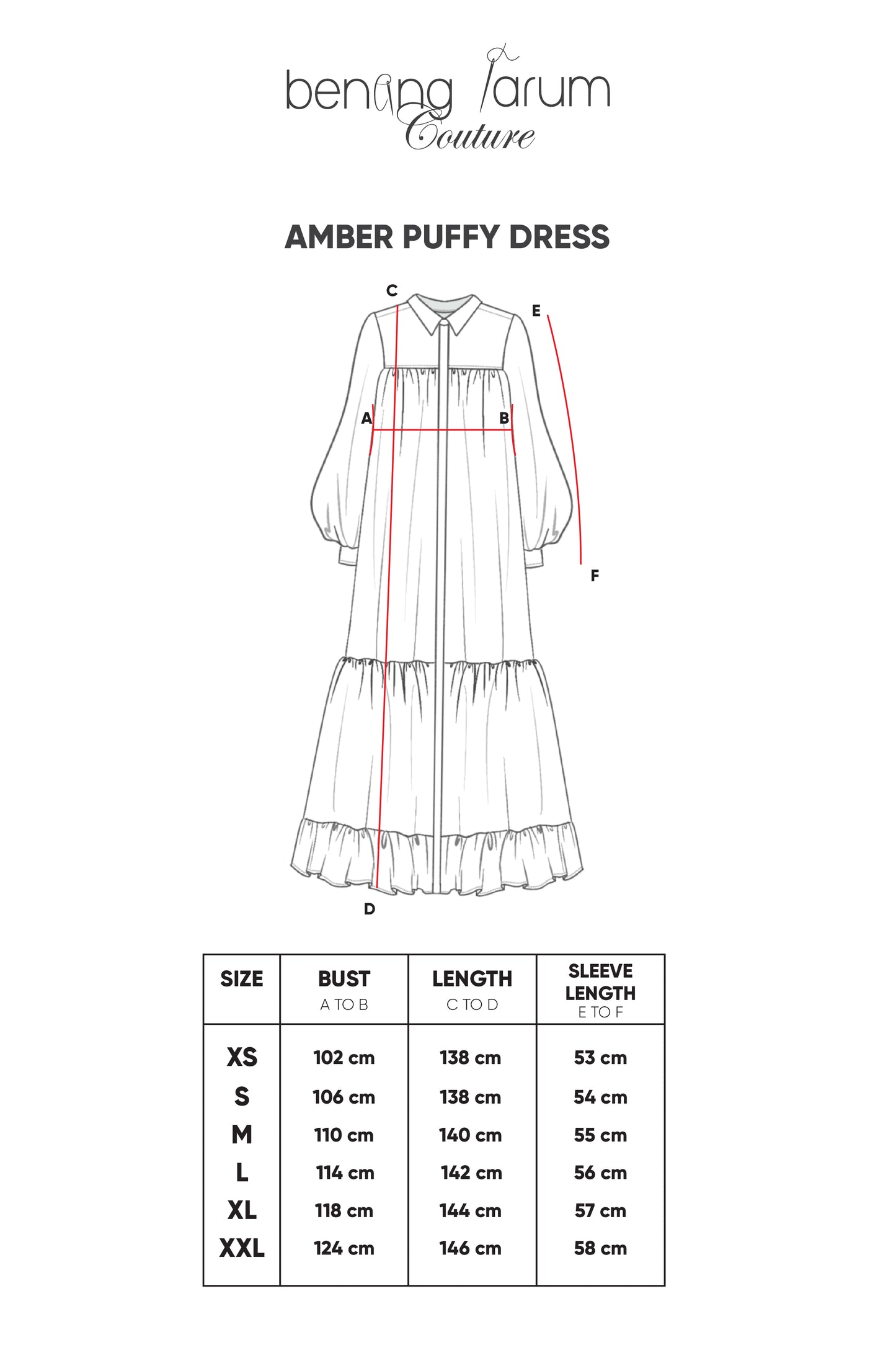 Amber Puffy Dress - Olive