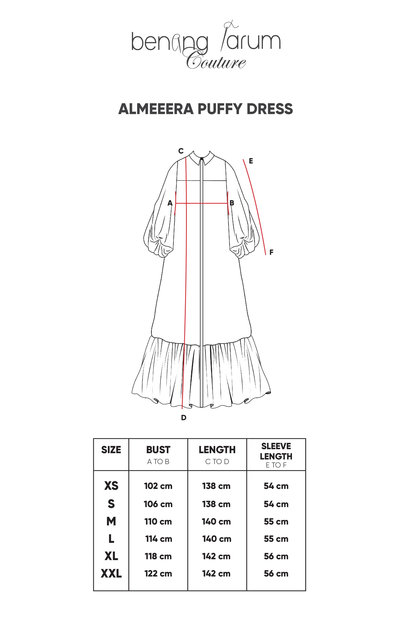 Almeera Puffy Dress