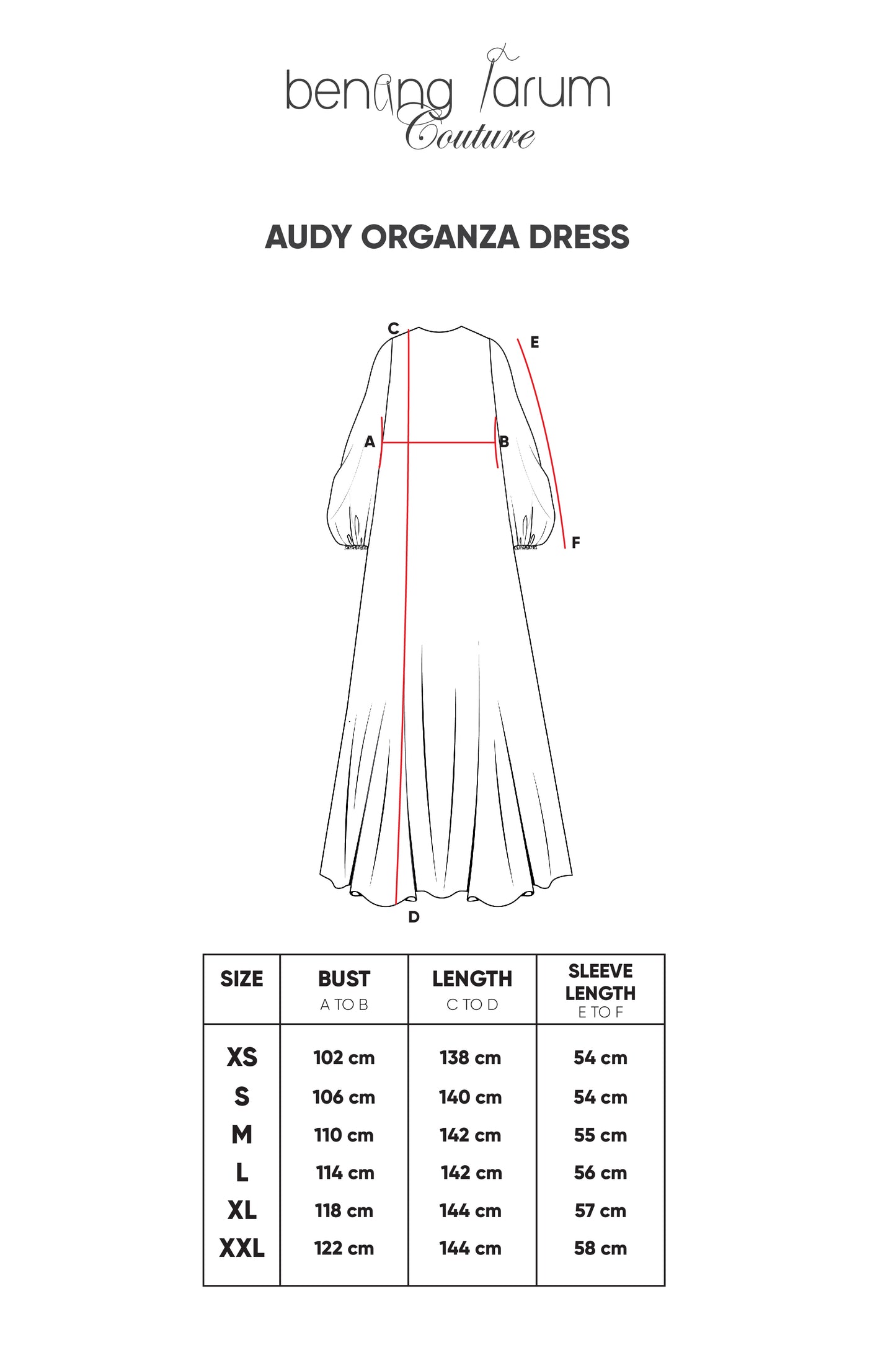 Audy Organza Dress - Ivory