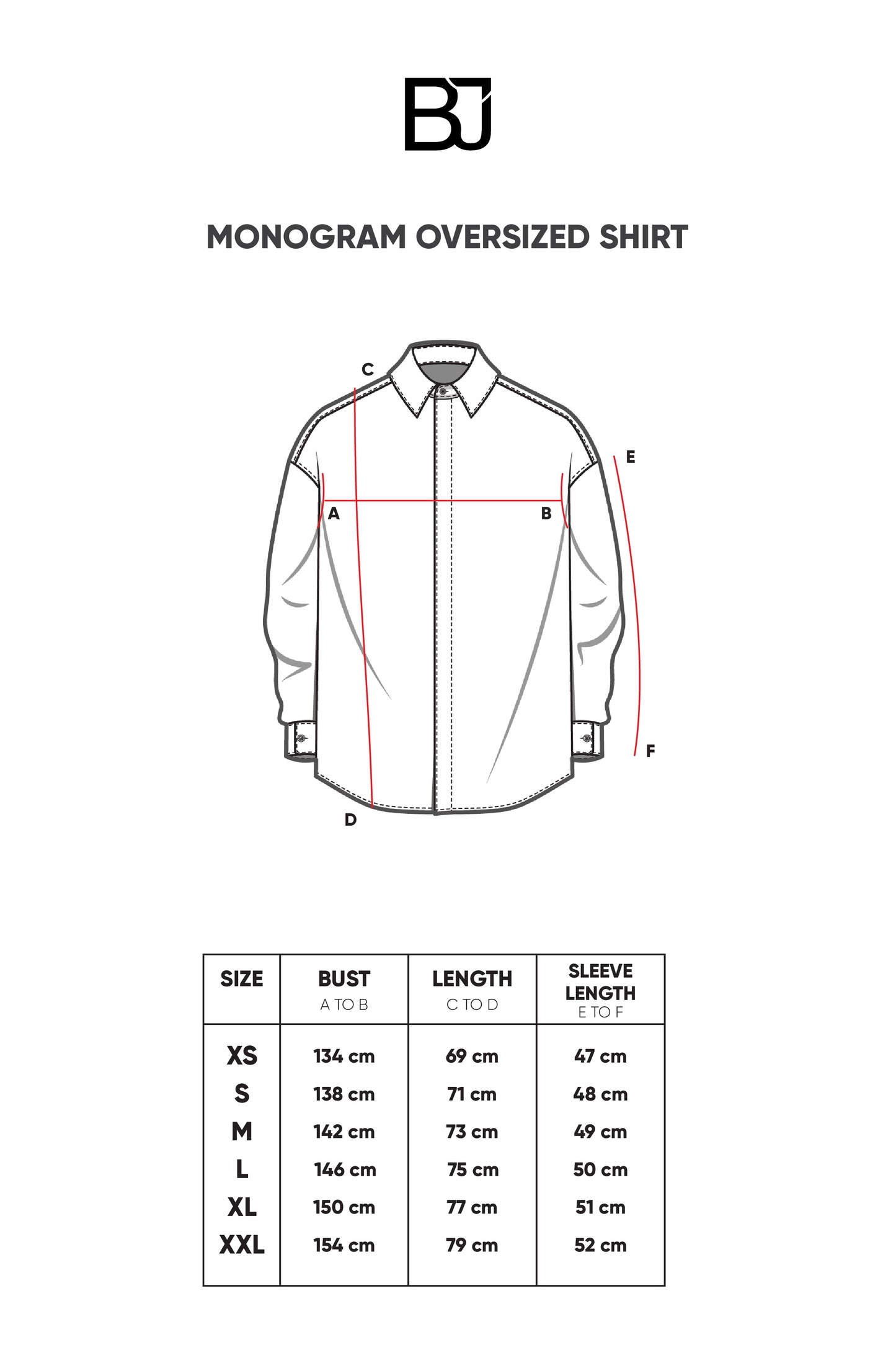 Monogram Oversized Shirt - Black Reverse