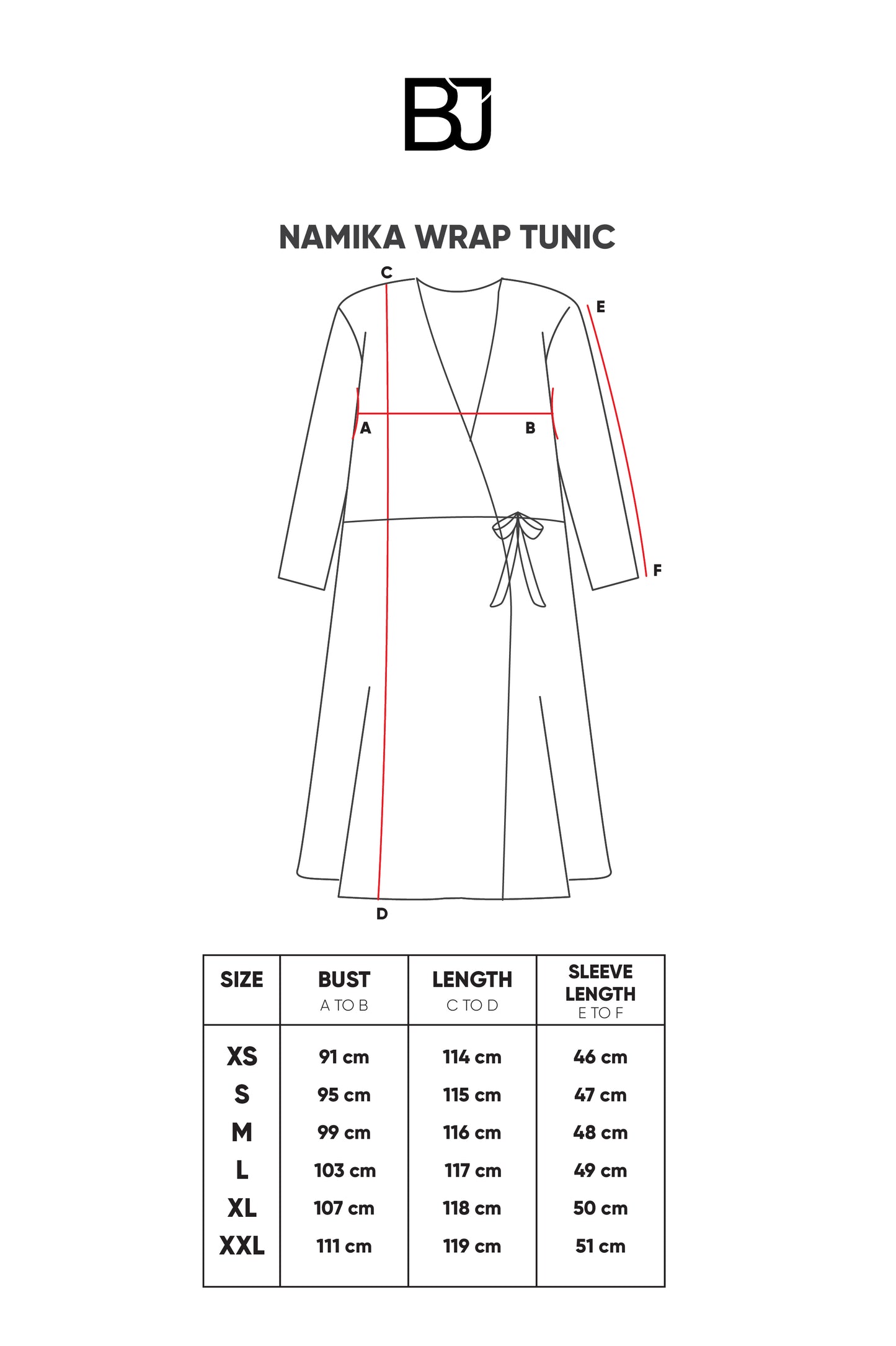 Namika Wrap Tunic - Sage