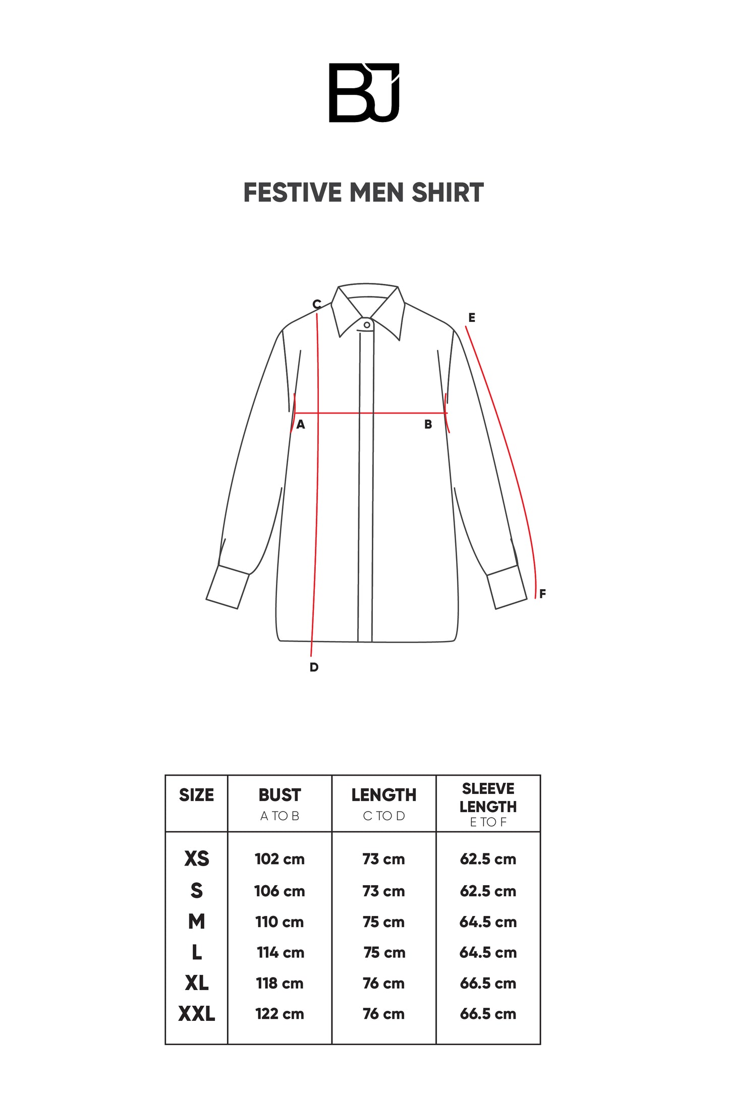 Festive Men Shirt - Cream