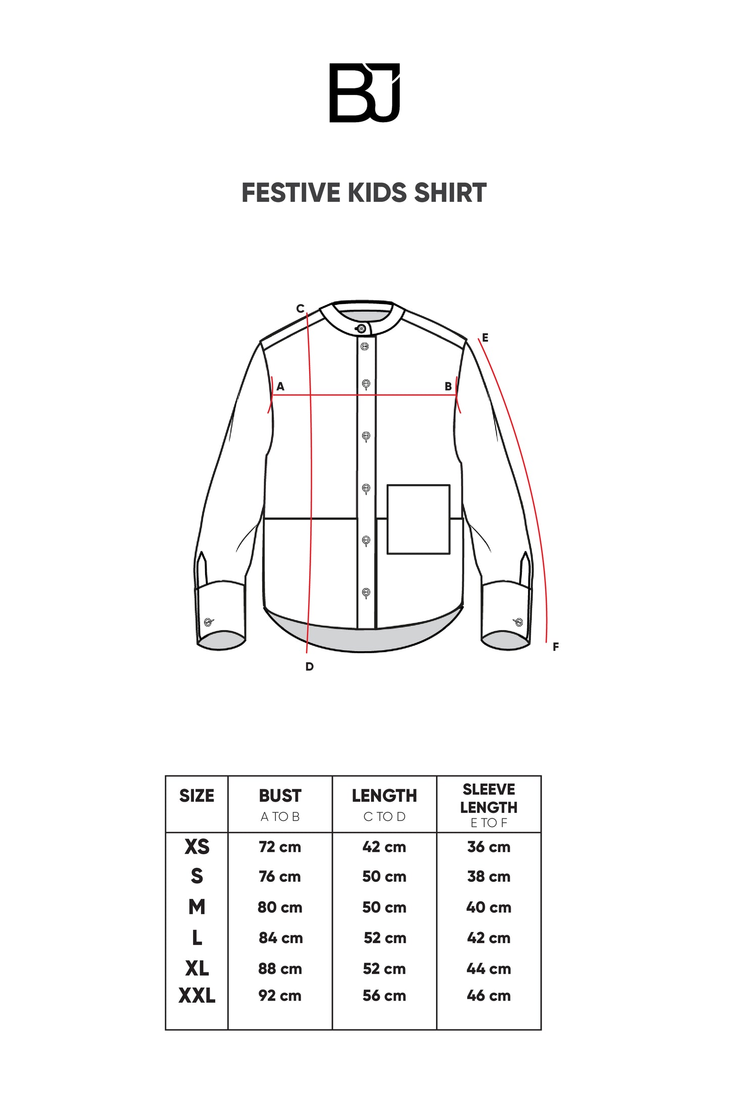Festive Kids Shirt - Ivory