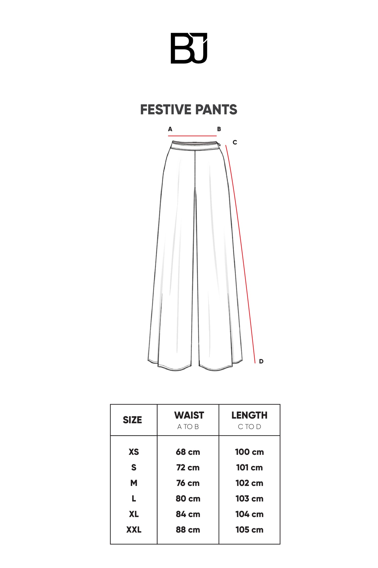 Festive Pants - Cream