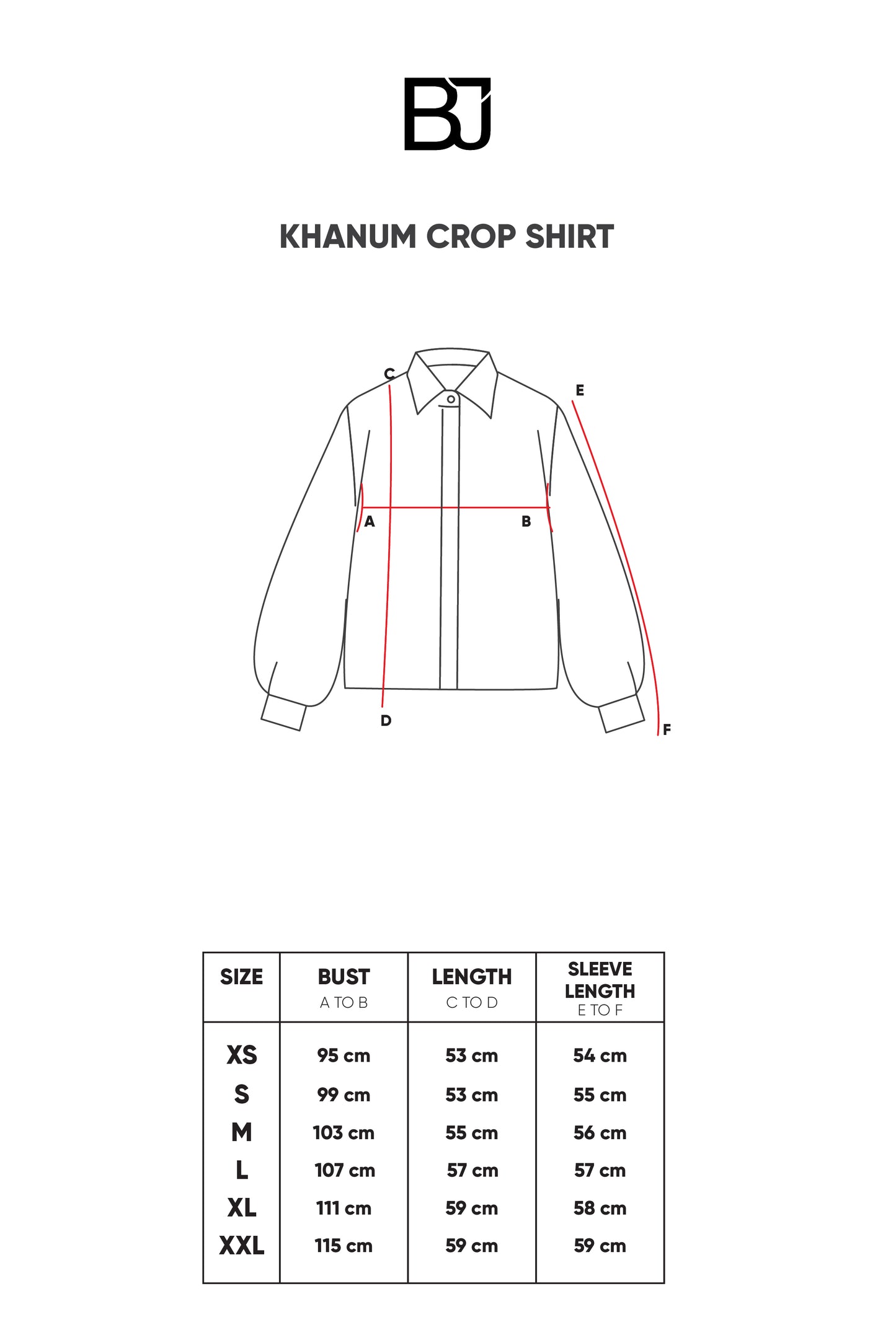 Khanum Crop Shirt - Misty Blue