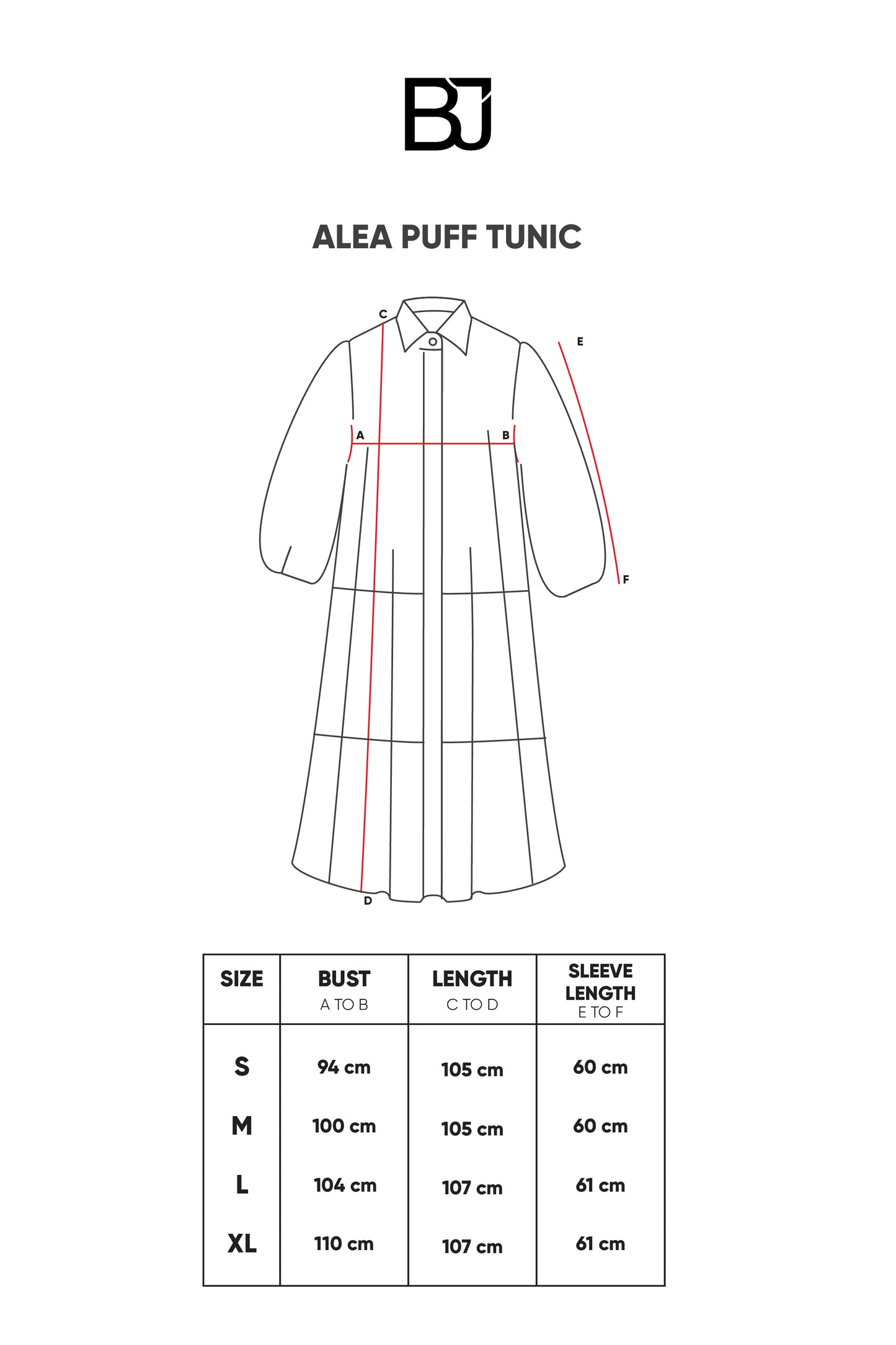 Alea Puff Tunic - Khaki