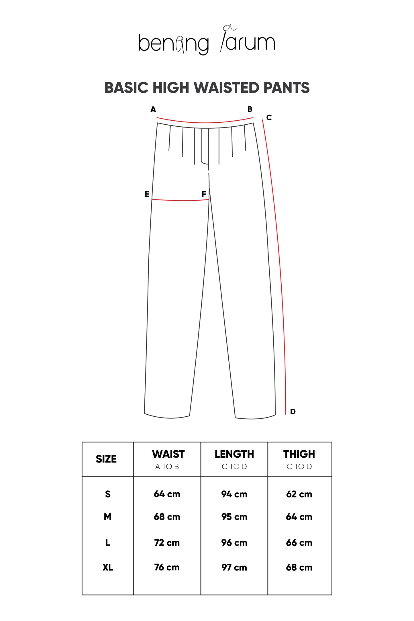 Basic High Waisted Pants - Beige